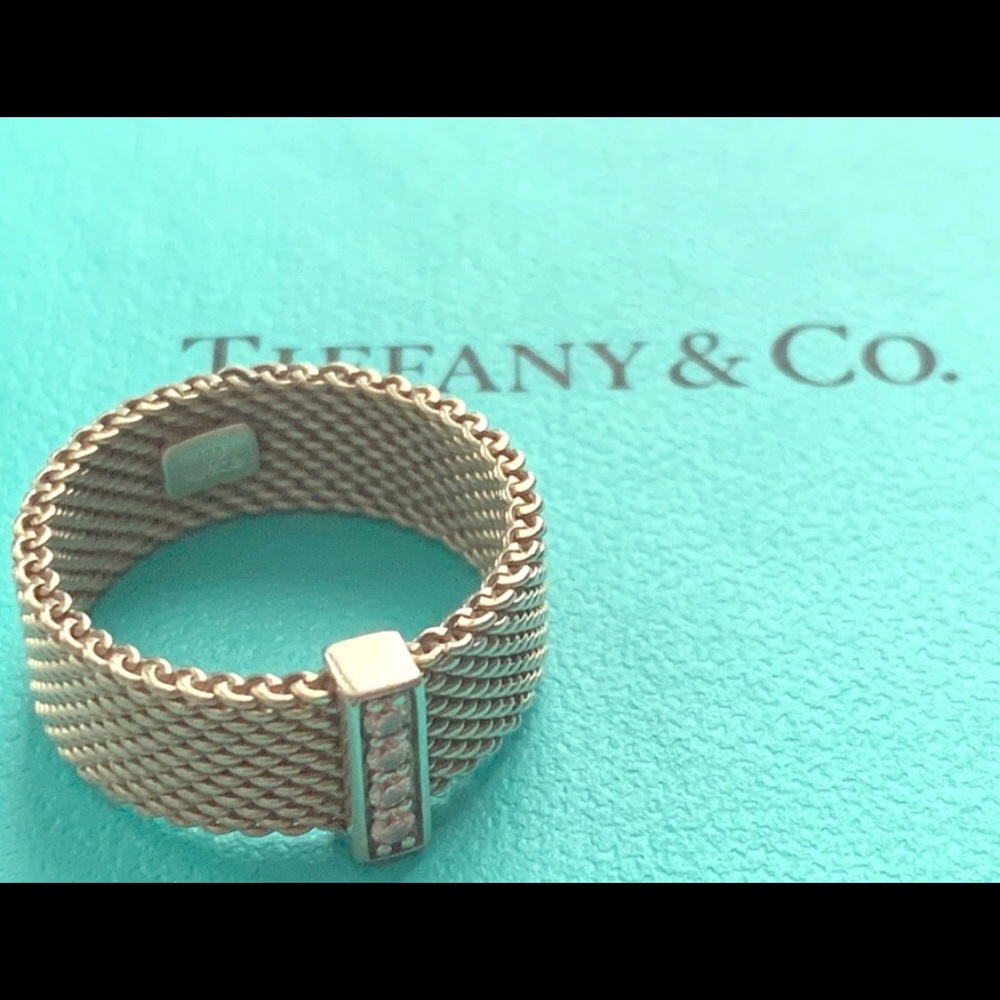 Tiffany’s Somerset Ring with Diamonds size 5
